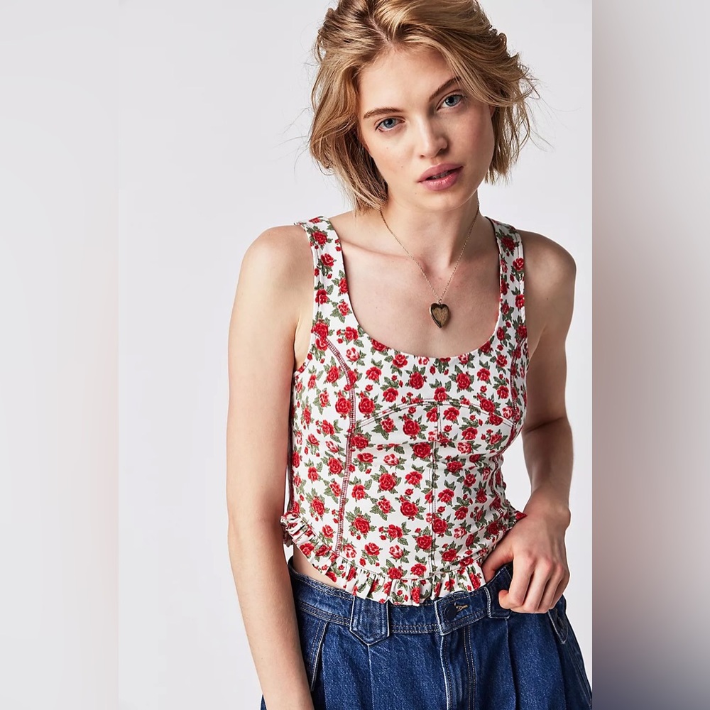 Coquette Free People Melanie Tank